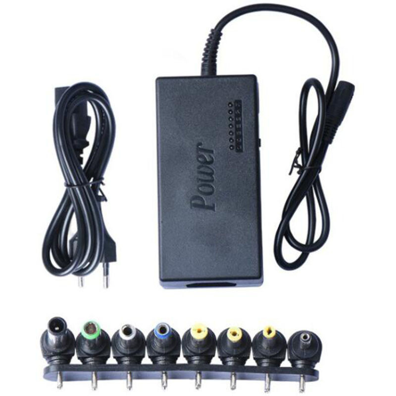 Univerzalno napajanje 96W 12V do 24V Podesivi LED punjač Adapter za prijenosno računalo 8 odvojivih utikača EU SAD UK AU utikač Prijenosni w2