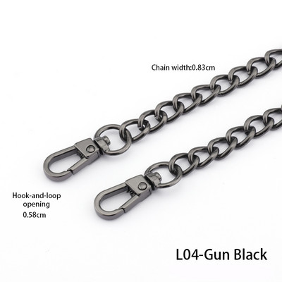 Metalni lanac za torbe DIY ručke Dodaci preko tijela za torbicu Luksuzni brend Odvojivi zamjenski lanac za torbicu