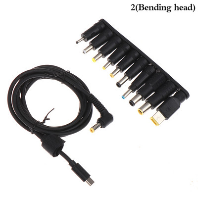 11 az 1-ben 65 W-os univerzális C típusú DC tápadapter gyorstöltő kábel laptophoz