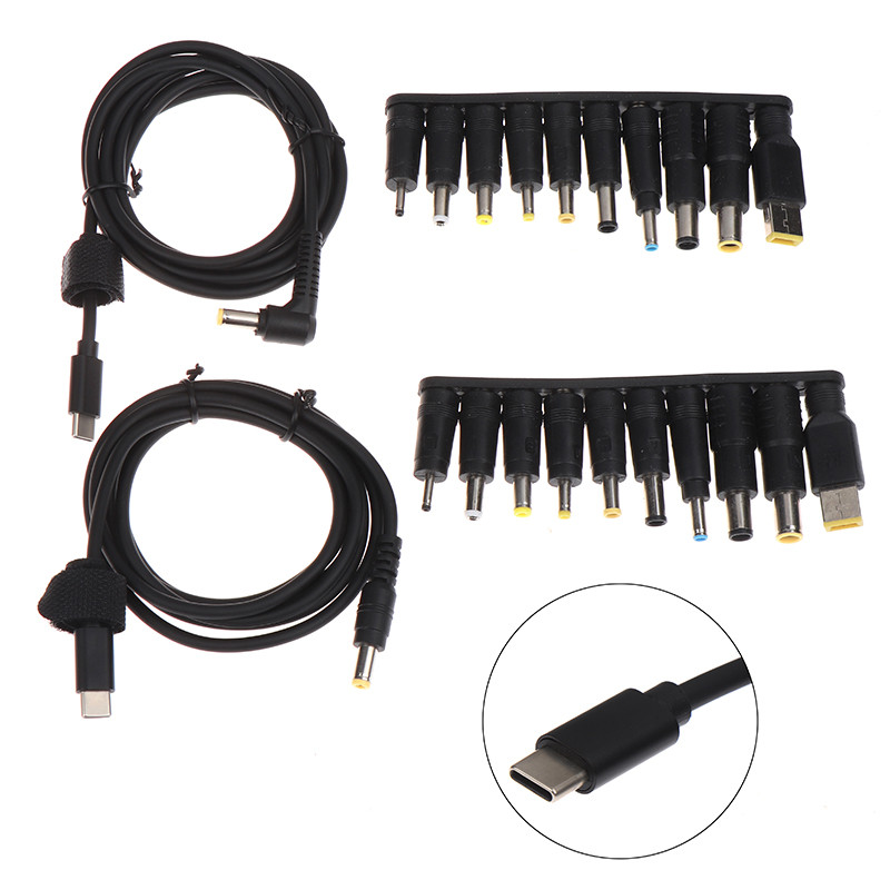 11 az 1-ben 65 W-os univerzális C típusú DC tápadapter gyorstöltő kábel laptophoz