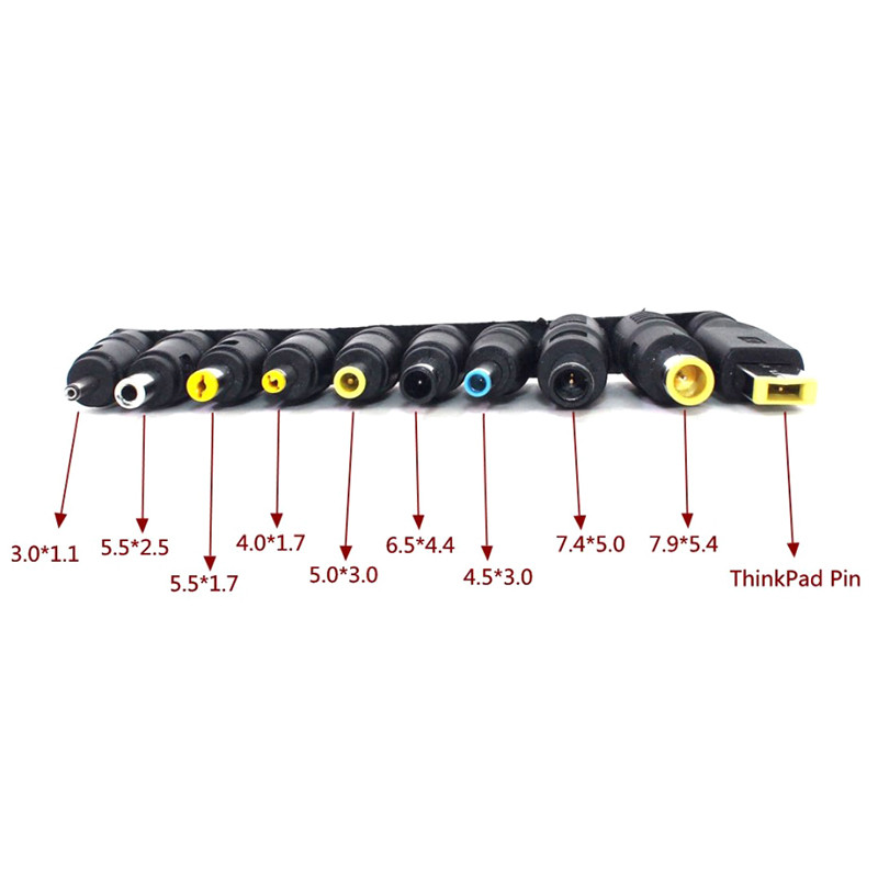 11 az 1-ben 65 W-os univerzális C típusú DC tápadapter gyorstöltő kábel laptophoz