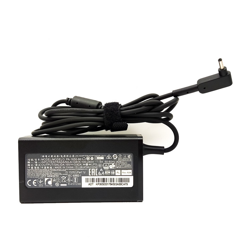 19V 3.42A 65W 3.0x1.0mm PA-1650-86 AC adapter ACER Swift3 SF314 A11-065N1A ADP-65VH F laptop tápegység töltőhöz