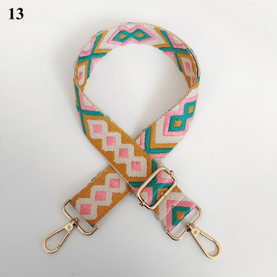 Curea pentru geantă în stil etnic de 130 cm, curea cu mâner pentru geantă pentru femei, detașabilă, reglabilă, bricolaj, genți de mână, accesorii, genți, curele