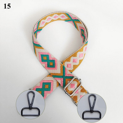 Curea pentru geantă în stil etnic de 130 cm, curea cu mâner pentru geantă pentru femei, detașabilă, reglabilă, bricolaj, genți de mână, accesorii, genți, curele