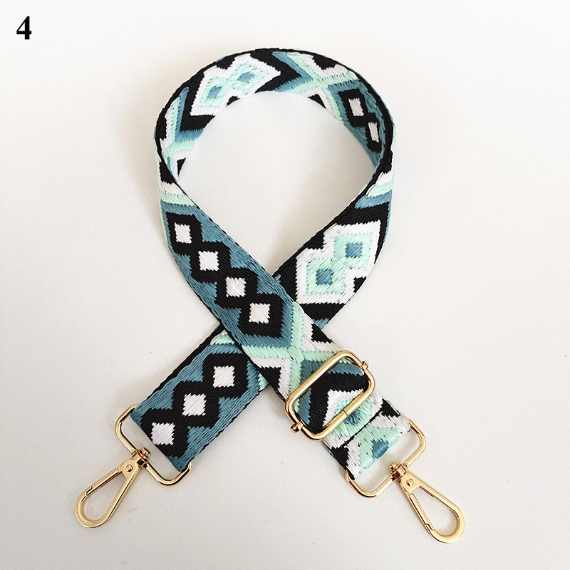 Curea pentru geantă în stil etnic de 130 cm, curea cu mâner pentru geantă pentru femei, detașabilă, reglabilă, bricolaj, genți de mână, accesorii, genți, curele