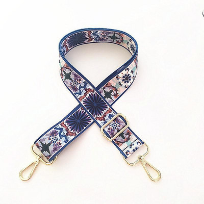 Prabangus grynos spalvos medvilninis diržas su PU odiniu ilgu pečių dirželiu, reguliuojamu pečių krepšio priedų krepšiu