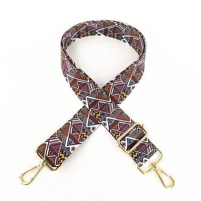 Prabangus grynos spalvos medvilninis diržas su PU odiniu ilgu pečių dirželiu, reguliuojamu pečių krepšio priedų krepšiu