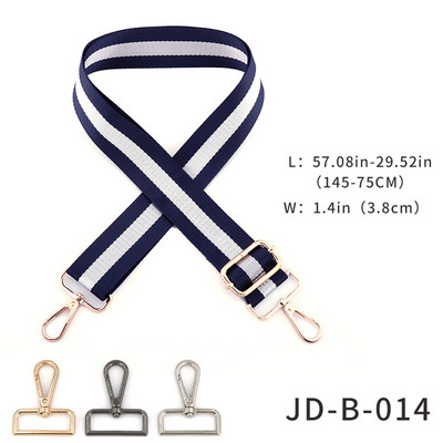 Käekoti rihmad Crossbody jaoks Reguleeritav kott Aksessuaarid Vöö koti tarvikud Käekotti rihm Lai nailonist õlakoti rihmad