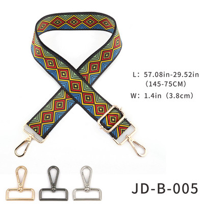 Käekoti rihmad Crossbody jaoks Reguleeritav kott Aksessuaarid Vöö koti tarvikud Käekotti rihm Lai nailonist õlakoti rihmad