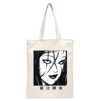 Japonská manga Junji Ito Tomie Shintaro Kago grafická hipsterská kreslená potlač nákupné tašky dievčenská móda ležérne balenie kabelka