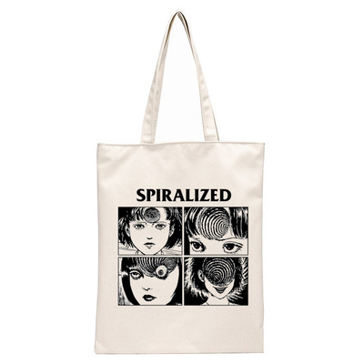 Japonská manga Junji Ito Tomie Shintaro Kago grafická hipsterská kreslená potlač nákupné tašky dievčenská móda ležérne balenie kabelka