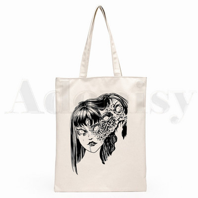 Japonská manga Junji Ito Tomie Shintaro Kago grafická hipsterská kreslená potlač nákupné tašky dievčenská móda ležérne balenie kabelka