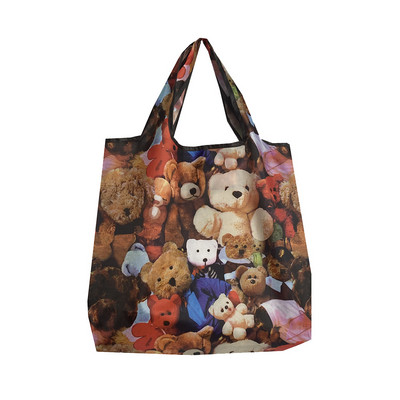 Srednji kupac Sklopiva torba za višekratnu upotrebu 30 lbs Slatka torba za namirnice Prijenosna torba za rame velikog kapaciteta Periva torba u perilici