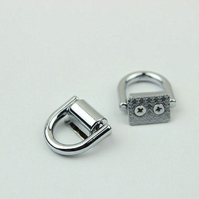 2 db D gyűrűs táska oldalsó kapcsos csattok csavaros kézitáska lánc fogantyúk csatlakozó táska pánt öv akasztó barkács hardver táska tartozékok