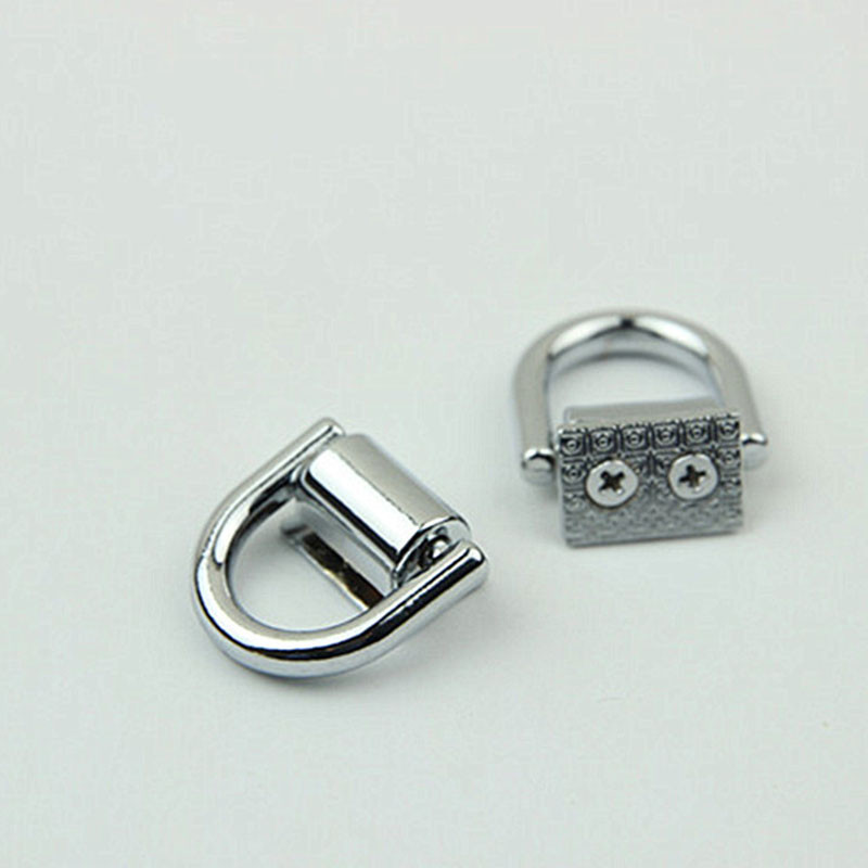 2 db D gyűrűs táska oldalsó kapcsos csattok csavaros kézitáska lánc fogantyúk csatlakozó táska pánt öv akasztó barkács hardver táska tartozékok