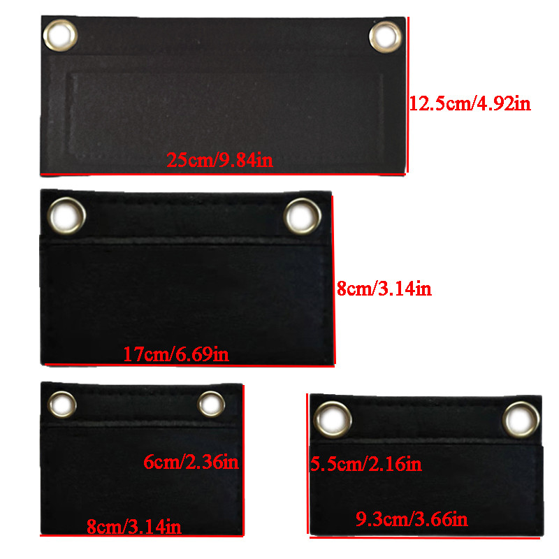 Torba omotnica Novčanik od filca Paket s uloškom za kartice Unutarnji sloj Naknadna torba za preko ramena Lanac Unutarnji spremnik Organizator