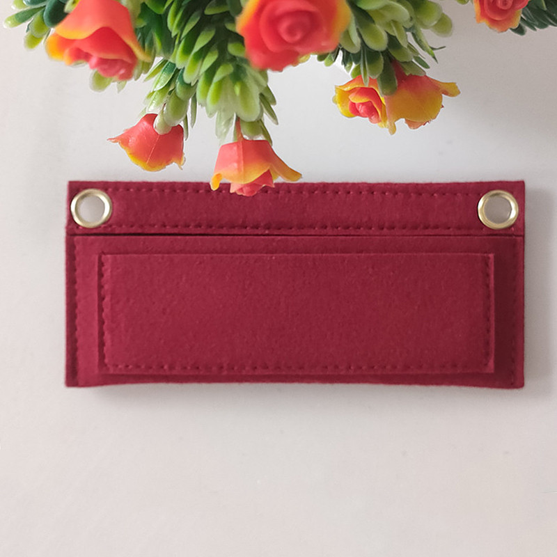 Torba omotnica Novčanik od filca Paket s uloškom za kartice Unutarnji sloj Naknadna torba za preko ramena Lanac Unutarnji spremnik Organizator