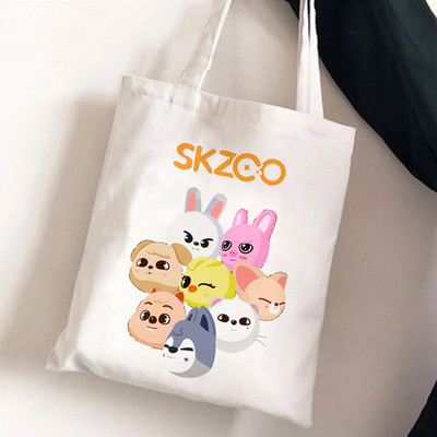 Stary Kids Skzoo Tote Bags pre ženy Prenosná nákupná taška Harajuku Street Style Plátenné kabelky Kawaii Roztomilá Bolsa Feminina