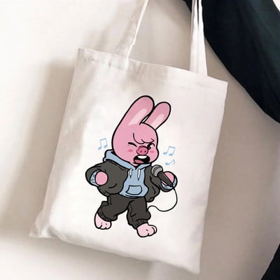 Stary Kids Skzoo Tote Bags pre ženy Prenosná nákupná taška Harajuku Street Style Plátenné kabelky Kawaii Roztomilá Bolsa Feminina