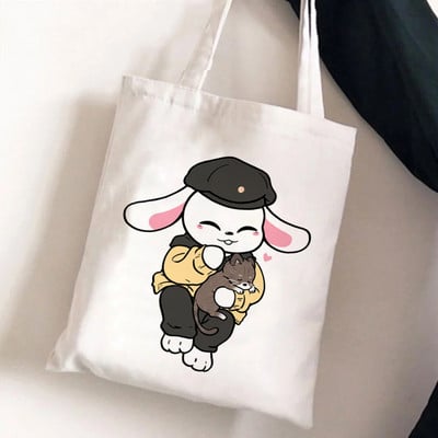 Stary Kids Skzoo Tote Bags pre ženy Prenosná nákupná taška Harajuku Street Style Plátenné kabelky Kawaii Roztomilá Bolsa Feminina