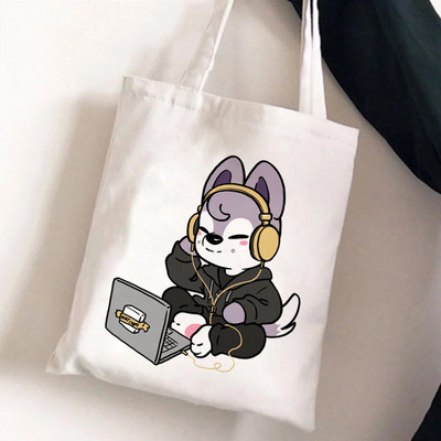 Stary Kids Skzoo Tote Bags pre ženy Prenosná nákupná taška Harajuku Street Style Plátenné kabelky Kawaii Roztomilá Bolsa Feminina