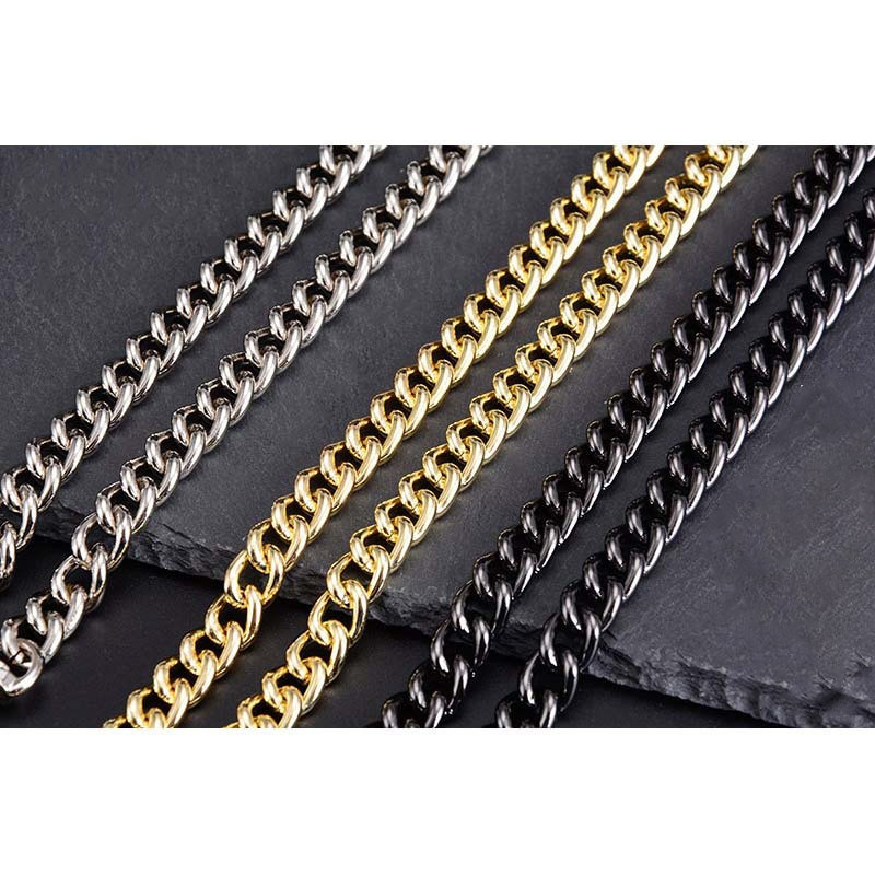 100cm/120cm Krepšys Metalinės grandinės keitimas PU odiniai krepšiai Diržai pasidaryk pats rankinės rankenos pečių dirželiai Priedai Krepšiai Rankenos