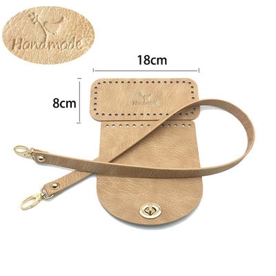 Kožni remen za torbu od brušene kože Ručno rađena torba Tkani set Visokokvalitetno dno torbe s hardverskim dodacima za DIY torbicu na rame
