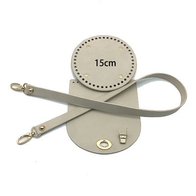 Kožni remen za torbu od brušene kože Ručno rađena torba Tkani set Visokokvalitetno dno torbe s hardverskim dodacima za DIY torbicu na rame