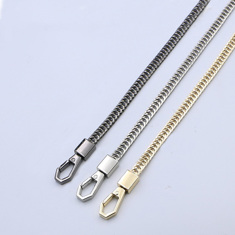 Lanac za torbicu - DIY zlatni/srebrni/pištolj Crni remen za torbicu 6 mm zamjenski lanac za torbicu Naramenice za torbicu na ramenu Lanac za ručku torbice za malu torbicu
