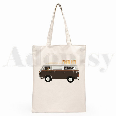 Pogue Life Outer Banks TV Ulzzang Graphic Hipster Cartoon Print Shopping Bags Djevojačka moda Casual Pacakge Ručna torba