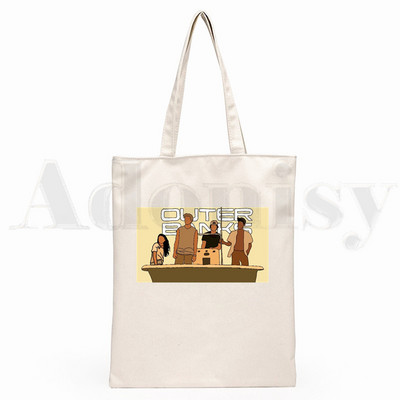 Pogue Life Outer Banks TV Ulzzang Graphic Hipster Cartoon Print Shopping Bags Djevojačka moda Casual Pacakge Ručna torba
