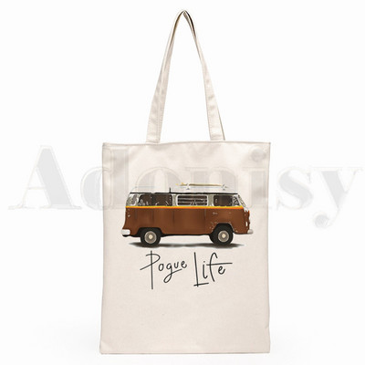 Pogue Life Outer Banks TV Ulzzang Graphic Hipster Cartoon Print Shopping Bags Djevojačka moda Casual Pacakge Ručna torba