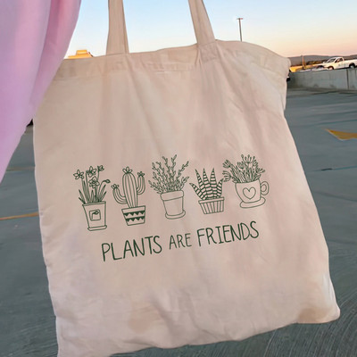 Femei Shopper Aesthetic Canvas Shopper Geanta fetita Geanta Tote Umar Lady