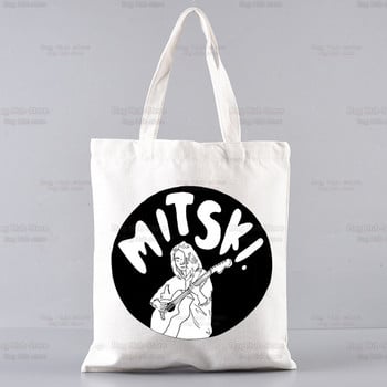 Mitski Singer Shopping Bag Women Canvas Be The Cowboy Tote Eco Bag Cartoon Bury Me At Makeout Creek Shopper Shopper Bags