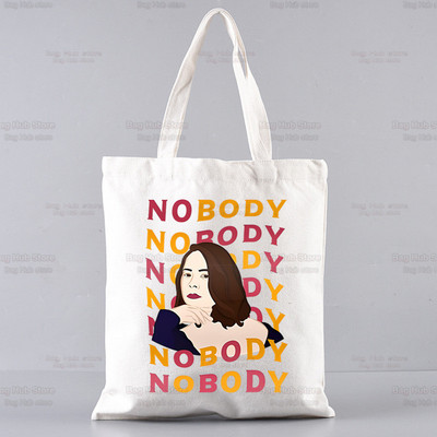 Mitski Singer Shopping Bag Ženska platnena Be The Cowboy Tote Eko torba Cartoon Bury Me At Makeout Creek Shopper Torbe na rame