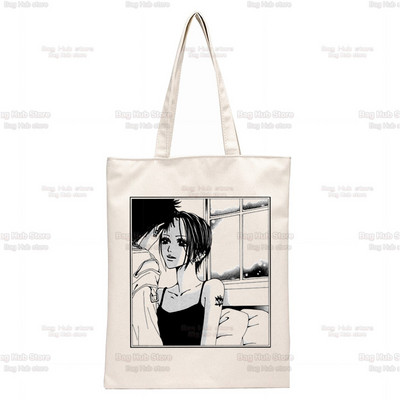 Nana Anime Γιαπωνέζικα Harajuku Manga Ren Honjo Τσάντες ώμου Casual Shopping Girls Handbag Γυναικεία Κομψή τσάντα από καμβά