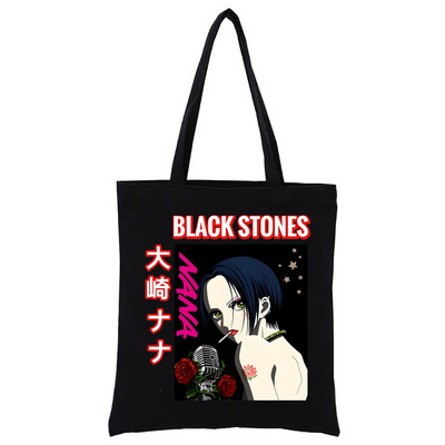 Nana Anime Γιαπωνέζικα Harajuku Manga Ren Honjo Τσάντες ώμου Casual Shopping Girls Handbag Γυναικεία Κομψή τσάντα από καμβά