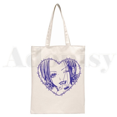 Nana Anime Γιαπωνέζικα Harajuku Manga Ren Honjo Τσάντες ώμου Casual Shopping Girls Handbag Γυναικεία Κομψή τσάντα από καμβά