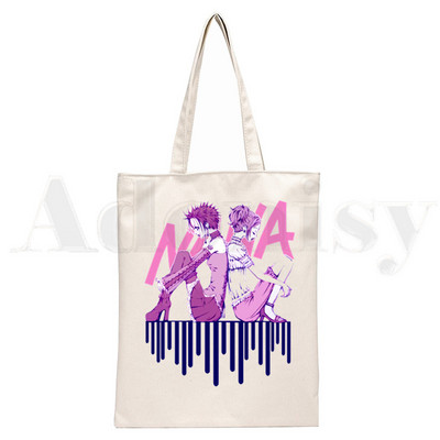 Nana Anime Γιαπωνέζικα Harajuku Manga Ren Honjo Τσάντες ώμου Casual Shopping Girls Handbag Γυναικεία Κομψή τσάντα από καμβά