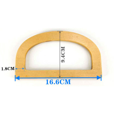 1 vnt. kvadratiniai mediniai dirželiai D formos medinio krepšio rankena Dekoratyviniai „pasidaryk pats“ klasikiniai krepšiai Priedai Rankinės krepšelio keitimo kūrimo įrankis