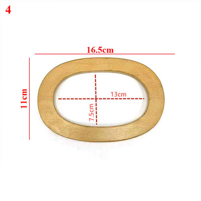 1 vnt. kvadratiniai mediniai dirželiai D formos medinio krepšio rankena Dekoratyviniai „pasidaryk pats“ klasikiniai krepšiai Priedai Rankinės krepšelio keitimo kūrimo įrankis