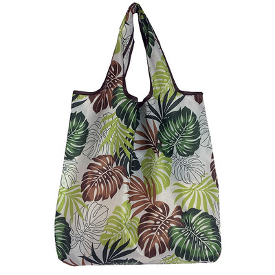 Bevásárlótáska Újrahasználható Összecsukható, Közepes 30 kg-os Aranyos bevásárlótáska táskával, nagy kapacitású, szakadásálló, gépben mosható táska