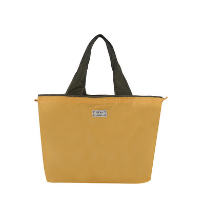 Didelės talpos daugkartinio naudojimo bakalėjos krepšys Sulankstomas pirkinių krepšys sutraukiamas raištelis Kelioninis pečių krepšys Moterų krepšys