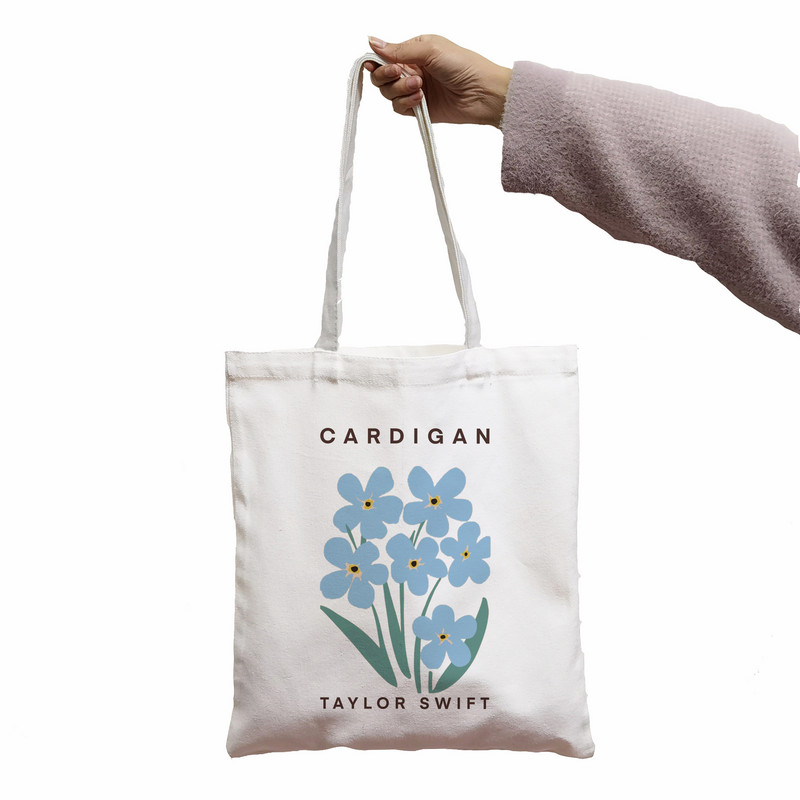 BAG All Too Well Harajuku Vintage iepirkumu soma Drukāt Forša sieviešu pircēju soma Balta sieviešu modes pircēju plecu soma Soma