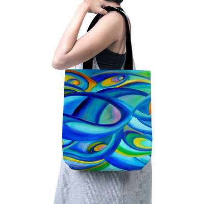 Γυναικεία τσάντα αγορών από καμβά κινουμένων σχεδίων Μικρός Πρίγκιπας με λαβή Αστεία οικολογική αναδιπλούμενη επαναχρησιμοποιούμενη τσάντα τσάντα τσάντα κλειδιού Τηλεφωνική τσάντα αγορών