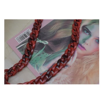 Πλαστικά χρώματα για γυναικεία ακρυλικά λουράκια ώμου Κομψό μονόχρωμο ή μείγμα χρώματος σε 1,5cm*2cm Τσάντες Messenger Ζώνες μόδας