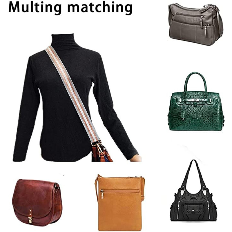 Remen za torbu Remen za torbicu Široki remen za torbicu na ramenu sa sjajnim efektom Zamjenski remen Dodatni dio torbe Podesivi remen za torbe