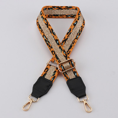 Leopardo krepšio dirželiai Moteriškos rankinės diržas pečių skersinio krepšio dirželio keitimas Reguliuojamas dirželis, krepšio dalis, aksesuaras, diržas krepšiams