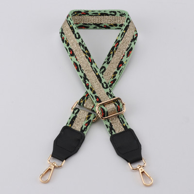 Leopardo krepšio dirželiai Moteriškos rankinės diržas pečių skersinio krepšio dirželio keitimas Reguliuojamas dirželis, krepšio dalis, aksesuaras, diržas krepšiams