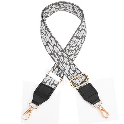 Leopardo krepšio dirželiai Moteriškos rankinės diržas pečių skersinio krepšio dirželio keitimas Reguliuojamas dirželis, krepšio dalis, aksesuaras, diržas krepšiams